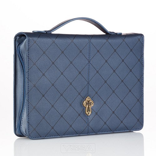 Cross - Blue - Medium - LuxLeather