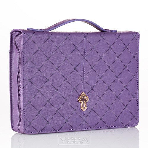 Cross - Purple - Large - LuxLeather