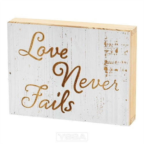 Love never fails