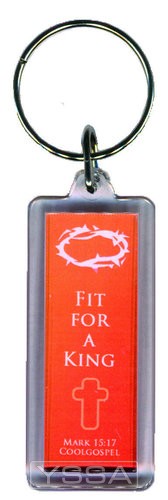 Fit for a King (Acrylic Keyring)