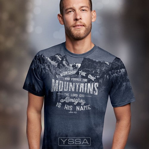 Who made the mountains - All-over print